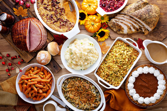 Holiday office feast