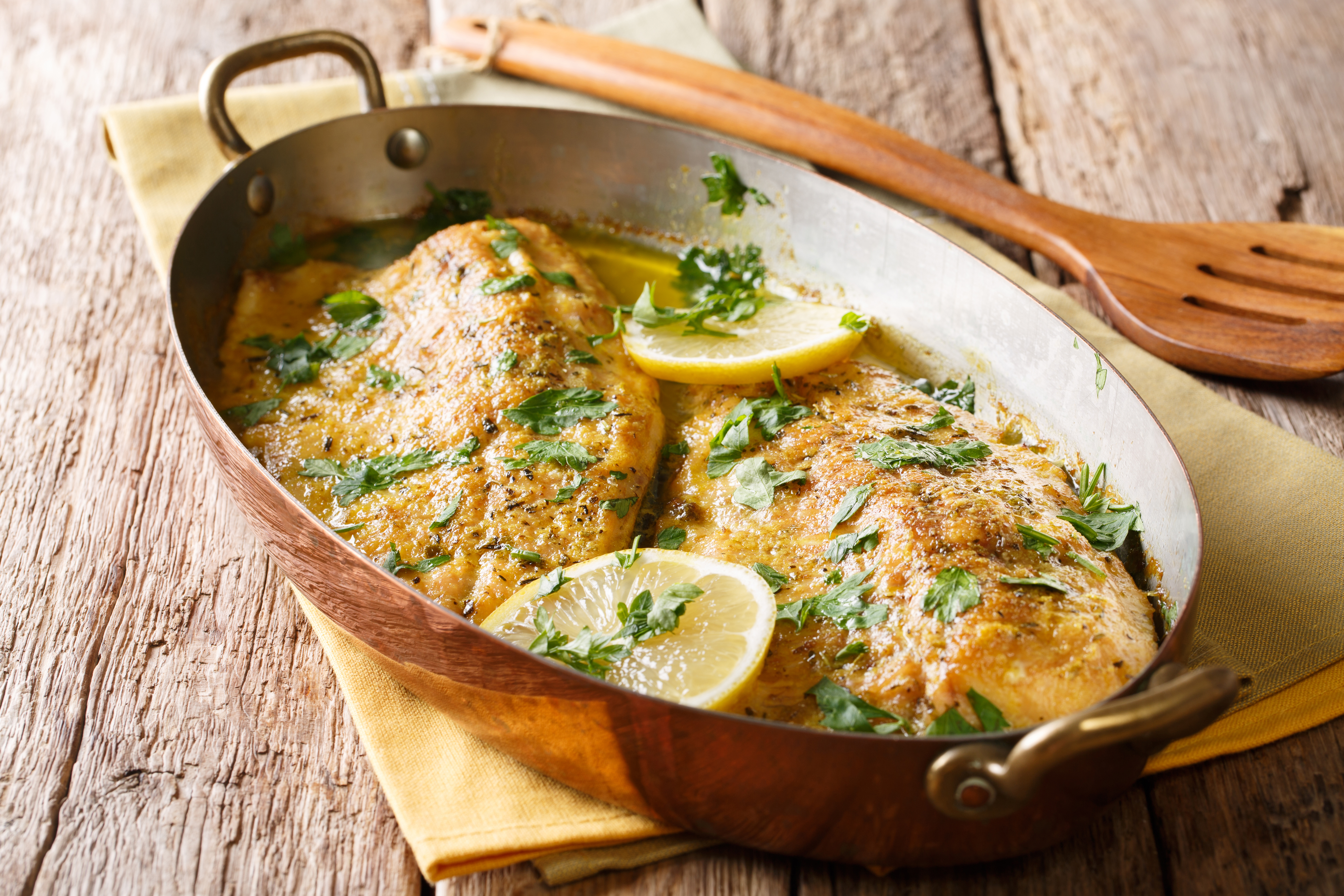 Oven Baked Cod Platter